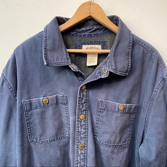 L.L. Bean Katahdin Iron Works Lined Shirt Jacket - Picture 3 of 14